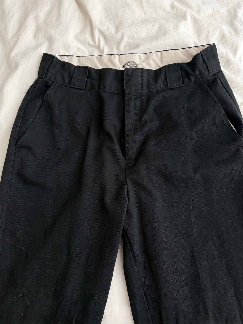 Dickies Black Straight-Leg Work Trousers
